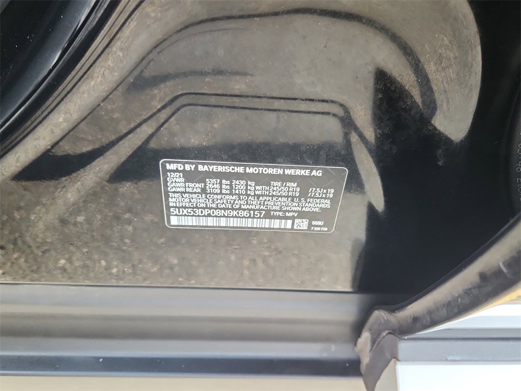 Used 2022 BMW X3 xDrive30i w/ Premium Package 2 image 19