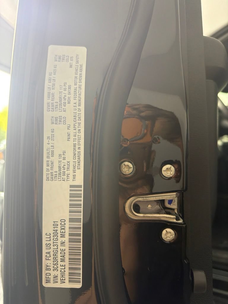 New 2026 RAM 3500 Tradesman AWD/4WD image 33