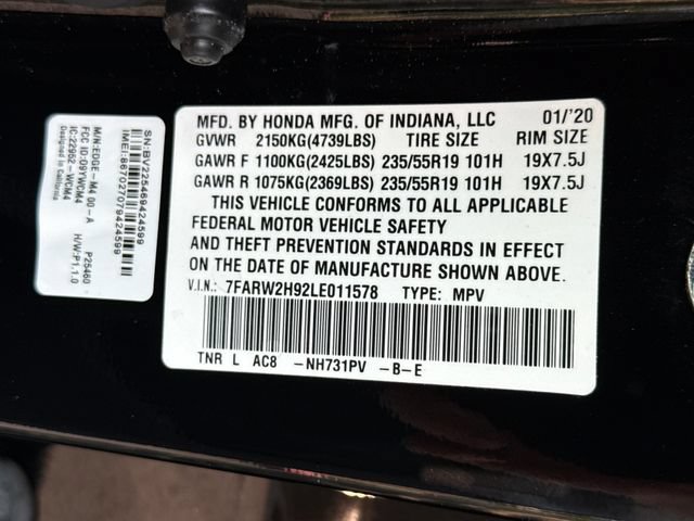 Certified 2020 Honda CR-V Touring image 17