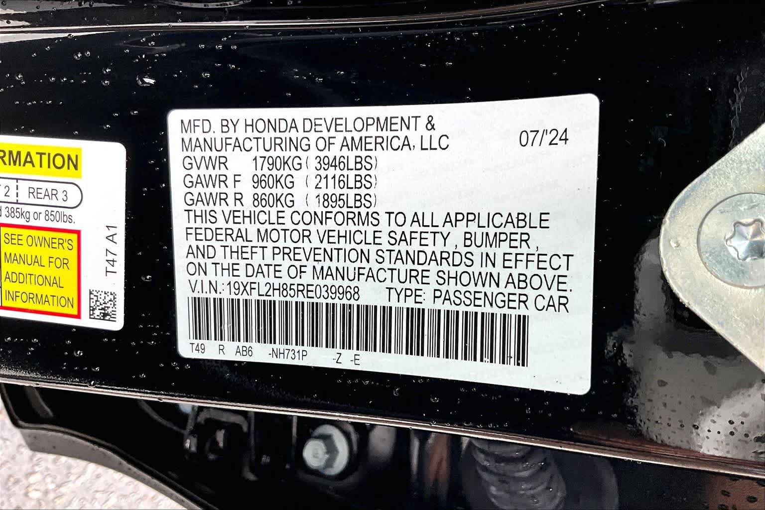 Used 2024 Honda Civic Sport image 32