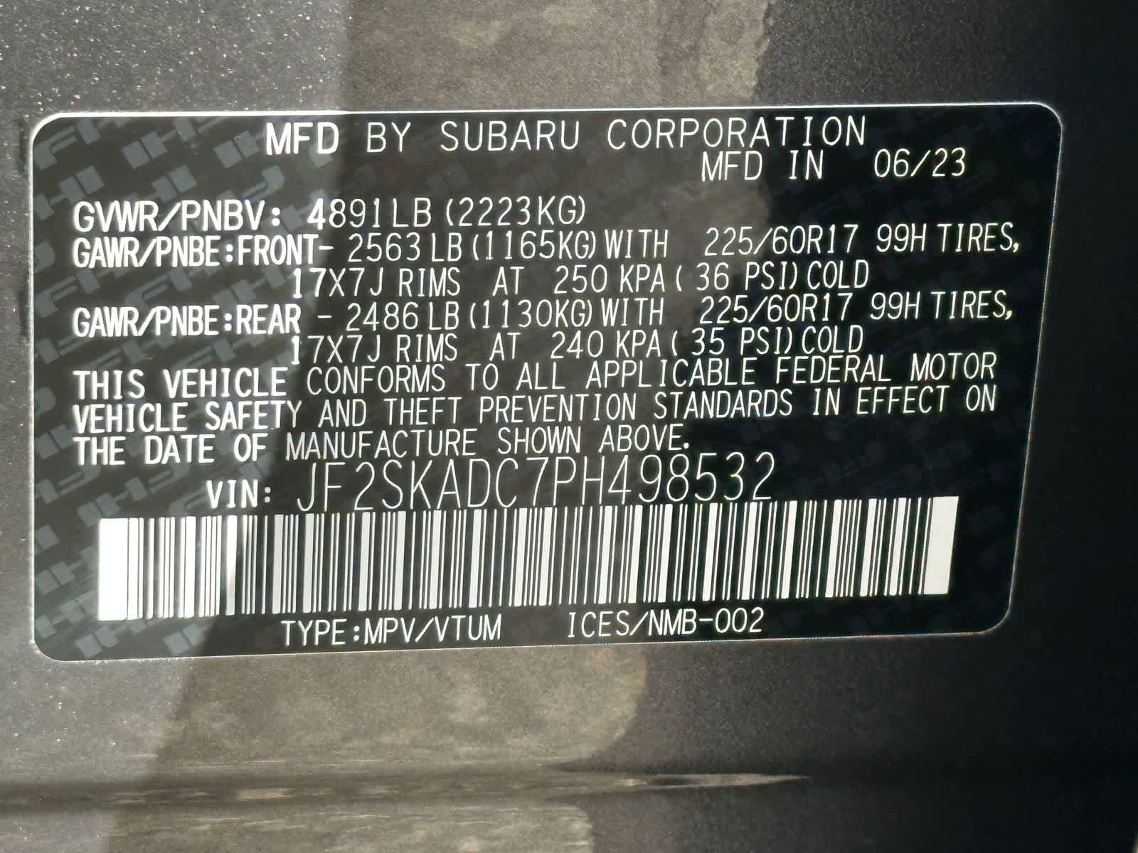 Certified 2023 Subaru Forester Premium AWD/4WD image 33