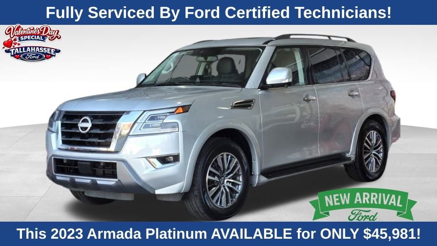 Used 2023 Nissan Armada Platinum w/ Captain's Chairs Package image 1
