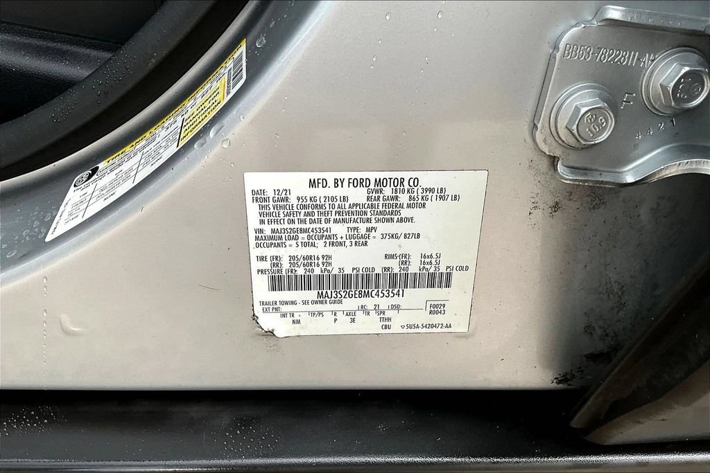 Certified 2021 Ford EcoSport SE FWD image 20