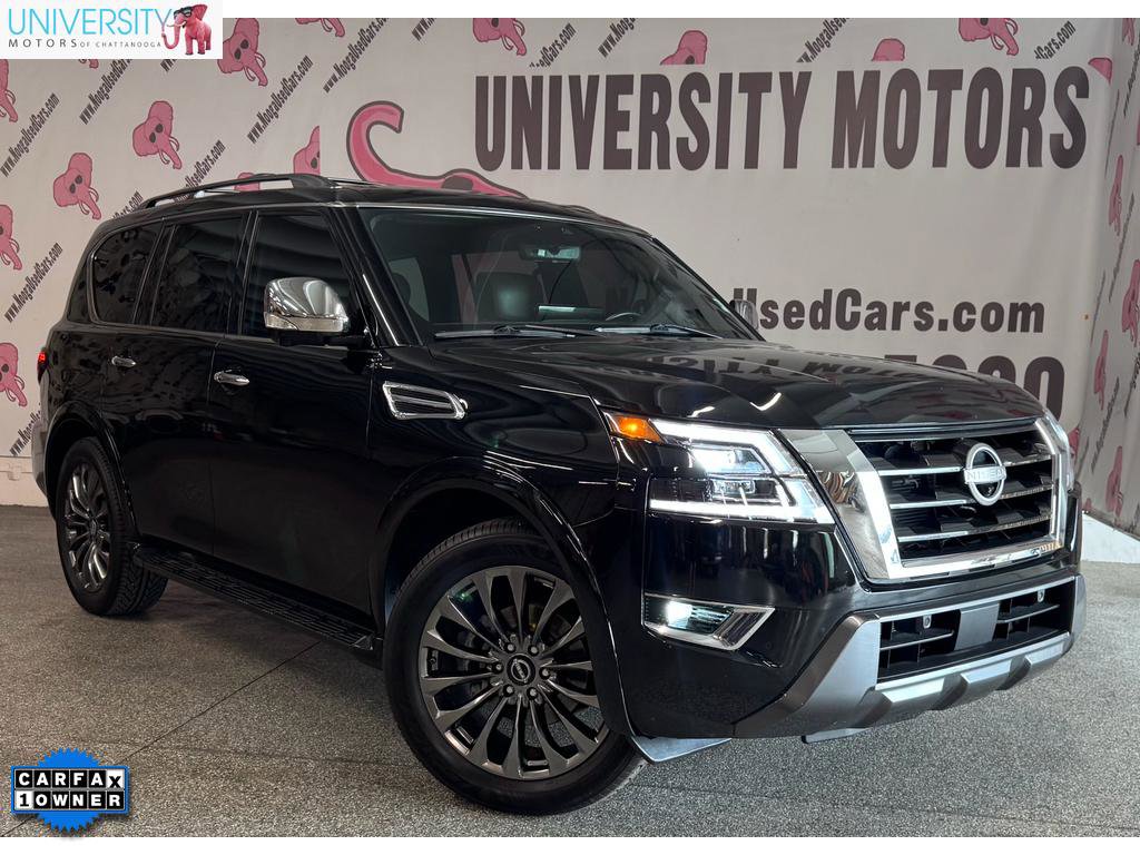 Used 2022 Nissan Armada Platinum w/ Captain's Chairs Package RWD video 1