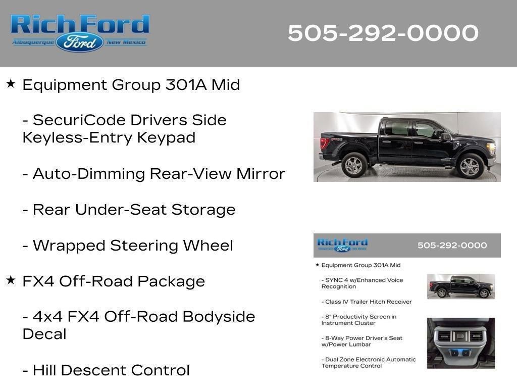 Certified 2023 Ford F150 XLT w/ Equipment Group 301A Mid AWD/4WD image 45