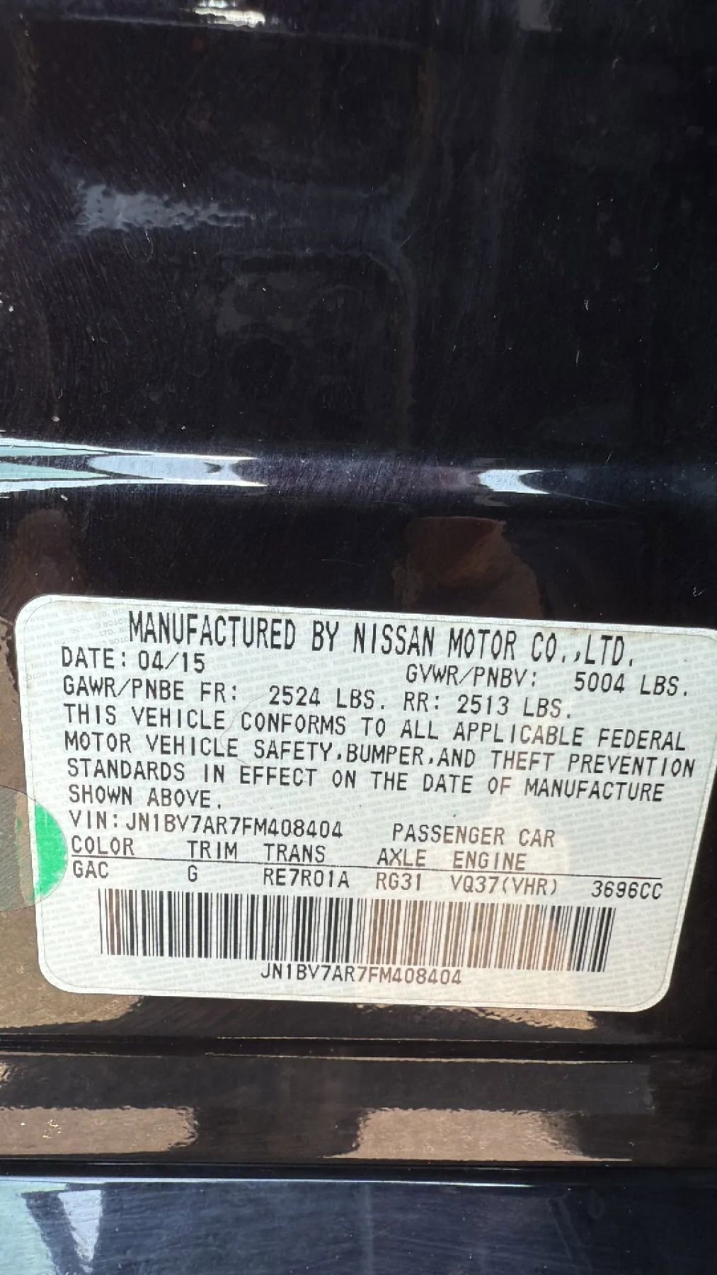 Used 2015 INFINITI Q50 Premium w/ Navigation Package image 32