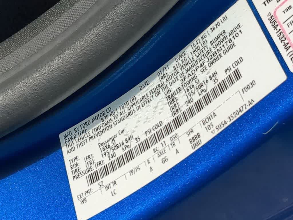 Used 2011 Ford Fiesta SES w/ 301A Rapid Spec Order Code FWD image 31