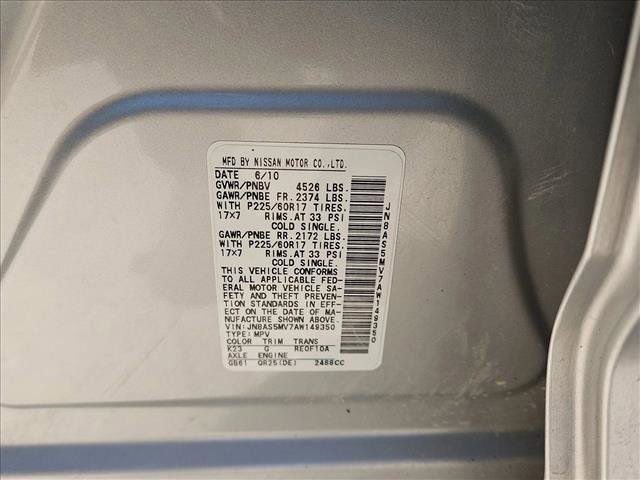 Used 2010 Nissan Rogue SL w/ Premium Pkg image 25