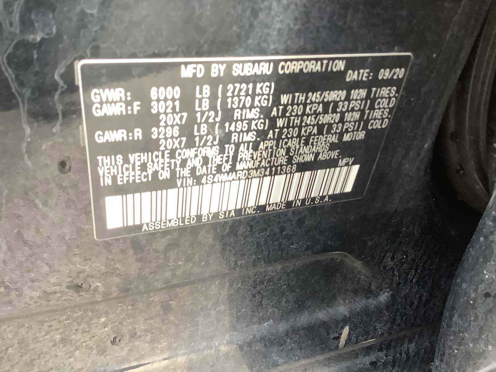 Used 2021 Subaru Ascent Touring w/ Popular Package #2A AWD/4WD image 21