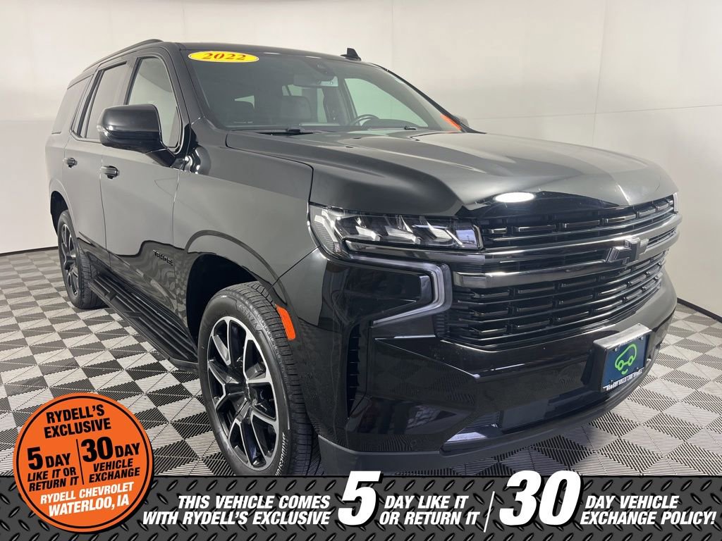 Certified 2022 Chevrolet Tahoe RST w/ Sport Performance Package AWD/4WD image 1