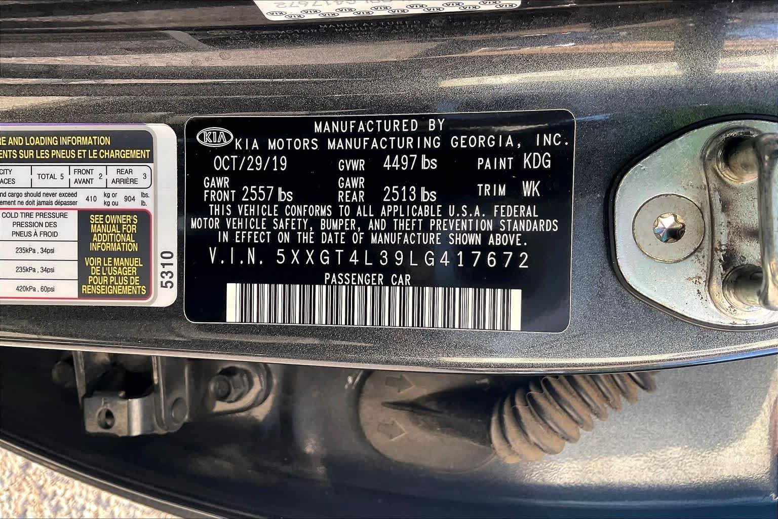 Used 2020 Kia Optima S w/ S Panoramic Sunroof Package FWD image 35