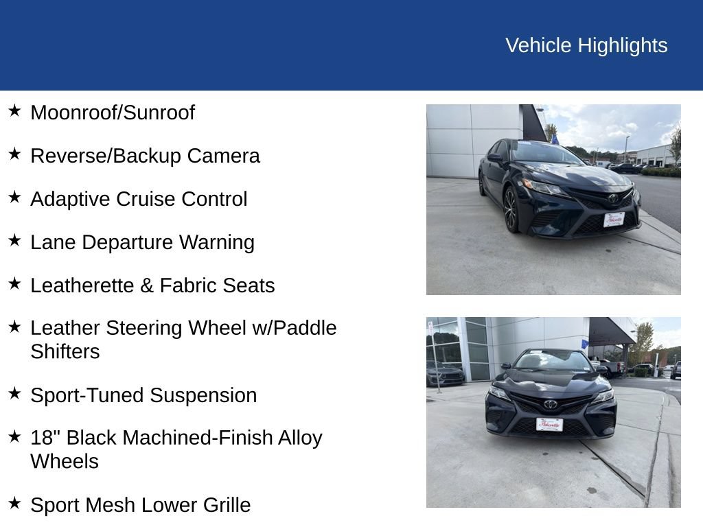 Used 2019 Toyota Camry SE w/ Carpet Mat Package FWD image 30