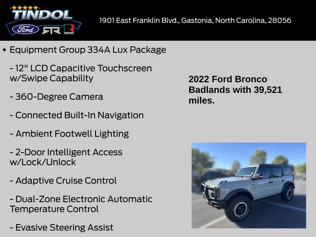 Used 2022 Ford Bronco Badlands AWD/4WD image 18