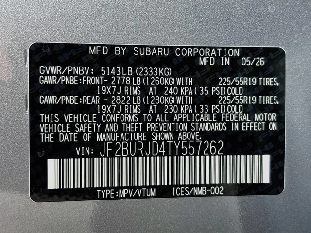 New 2026 Subaru Outback Touring XT AWD/4WD image 33
