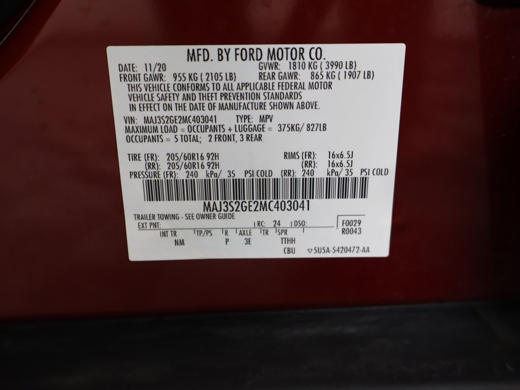 Used 2021 Ford EcoSport SE image 46