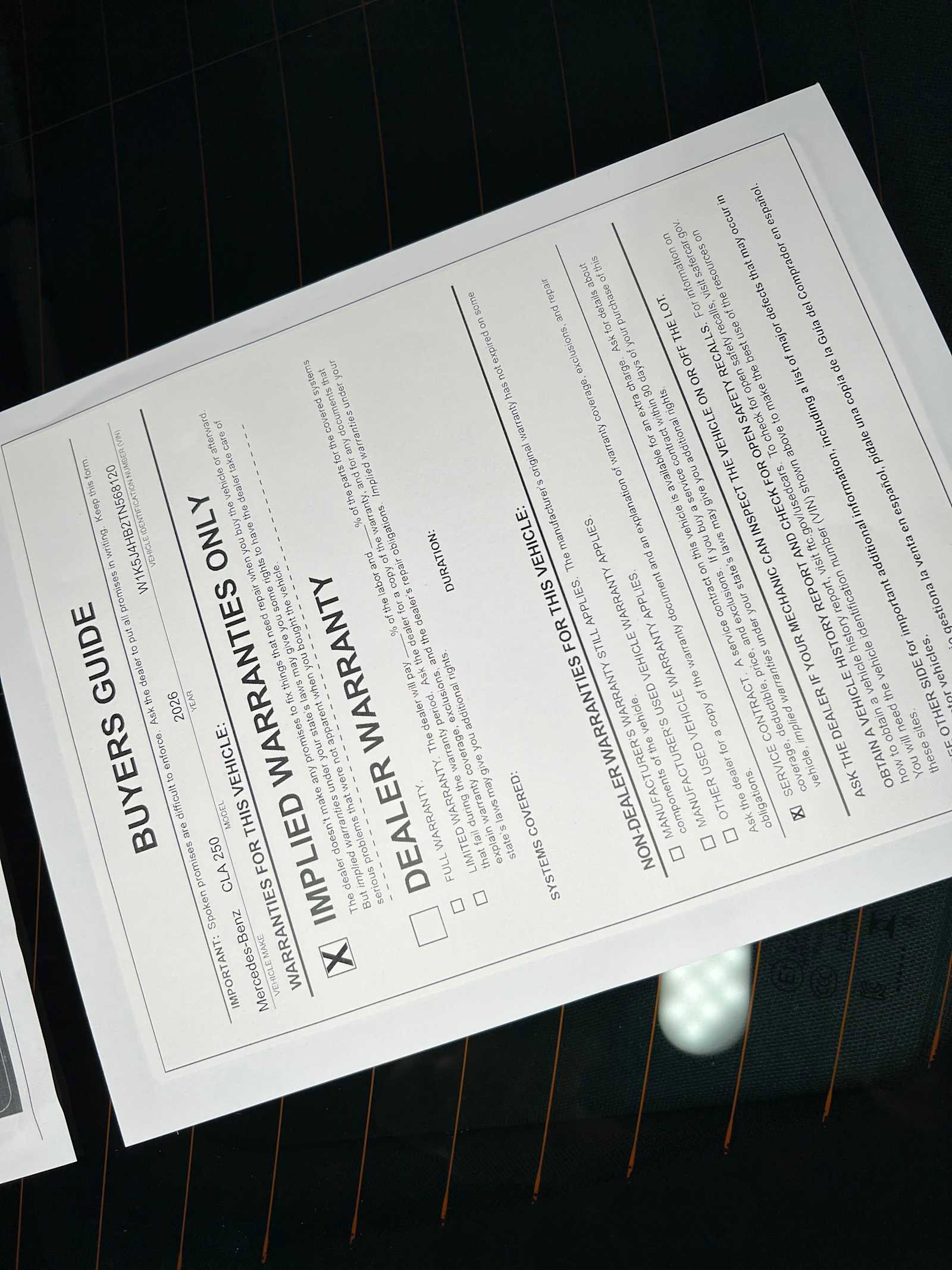 Used 2026 Mercedes-Benz CLA 250 4MATIC image 37