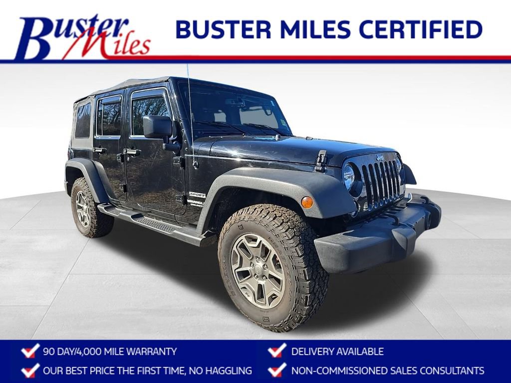 Used 2017 Jeep Wrangler Unlimited Sport w/ Quick Order Package 23S image 1