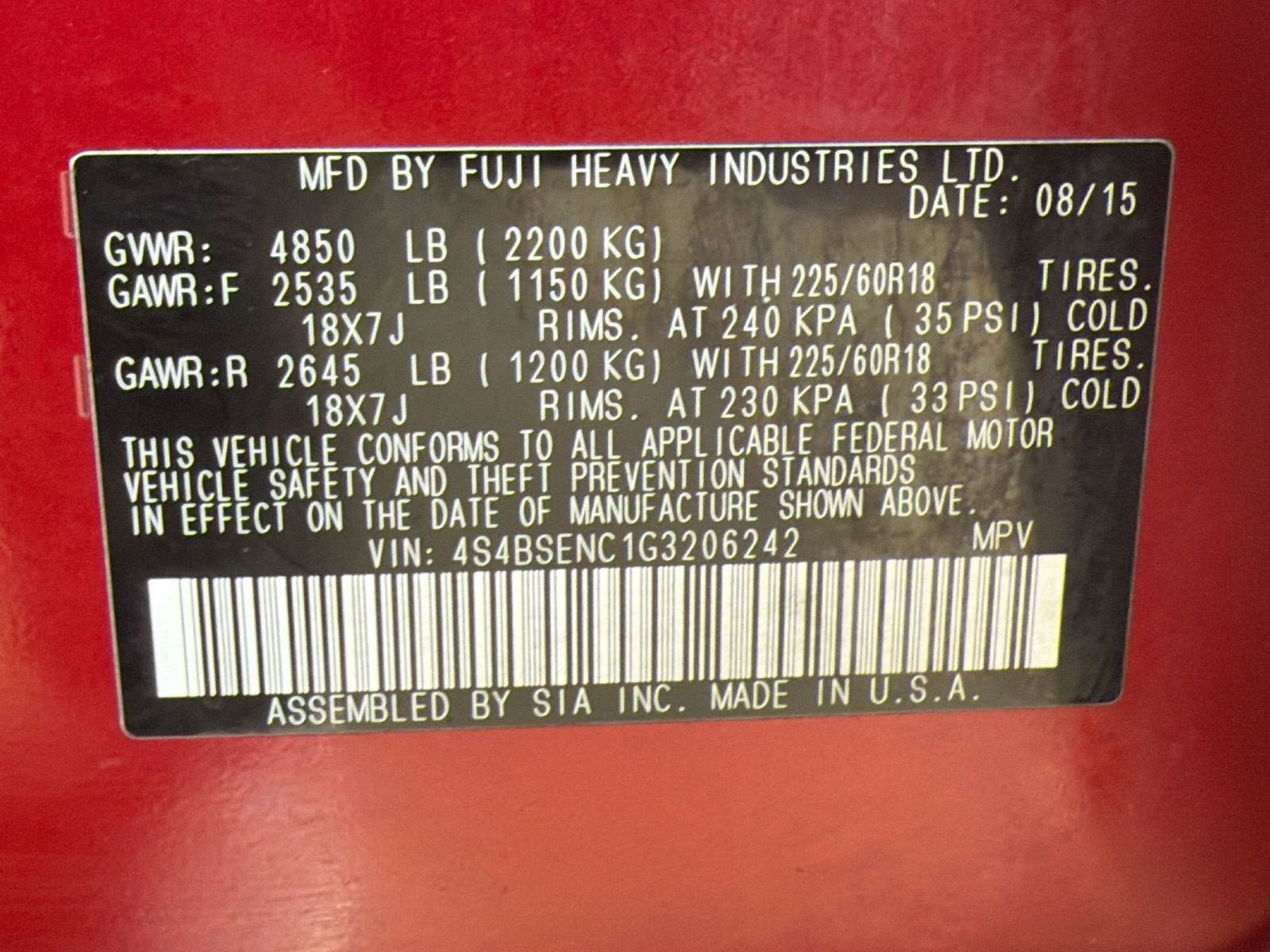 Used 2016 Subaru Outback 3.6R Limited AWD/4WD image 20