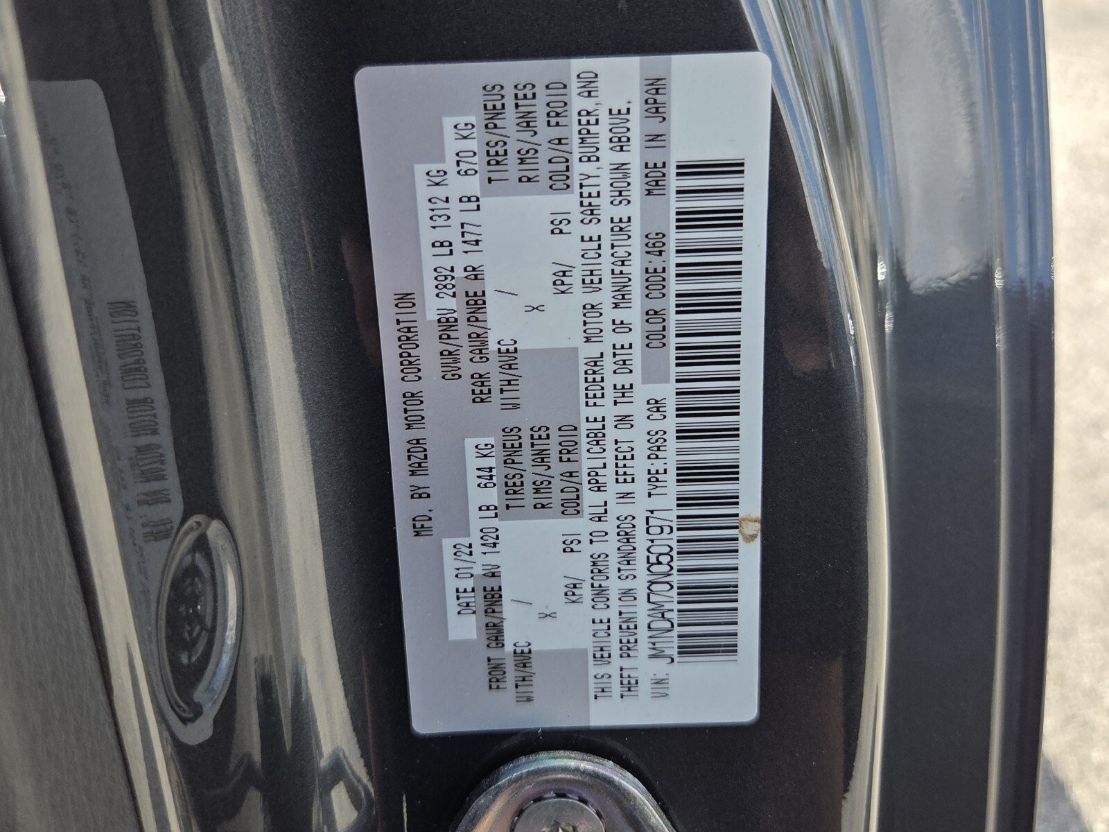 Used 2022 MAZDA MX-5 Miata RF Grand Touring w/ Weather Package RWD image 18