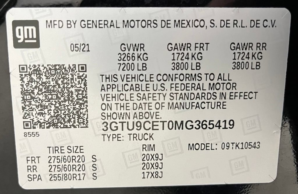 Used 2021 GMC Sierra 1500 Elevation w/ X31 Off-Road Package AWD/4WD image 62