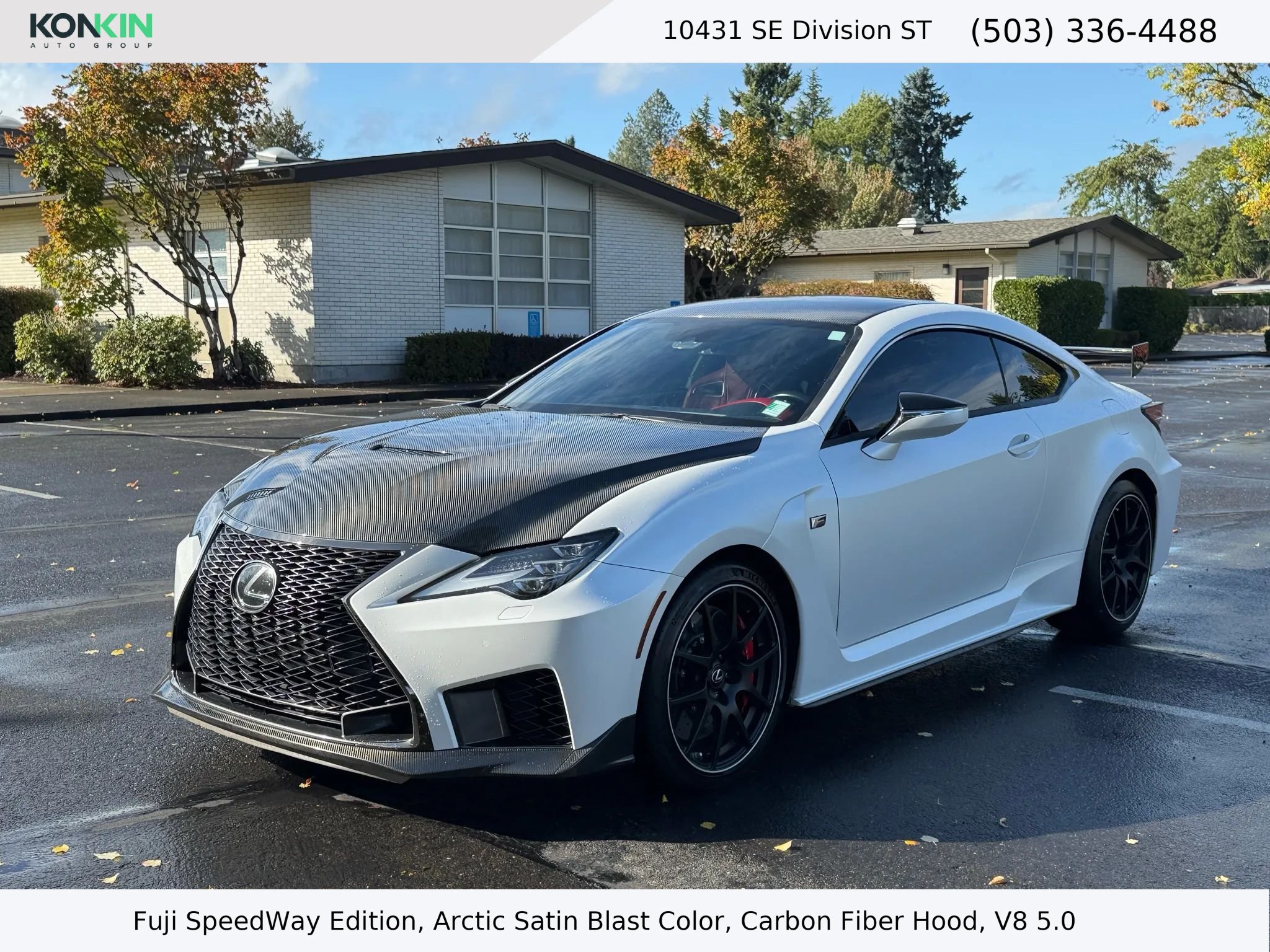 Used 2021 Lexus RC F Track Edition RWD image 1