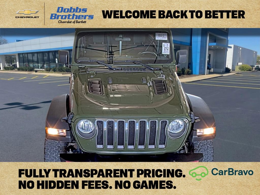 Used 2021 Jeep Wrangler Unlimited Rubicon AWD/4WD image 2
