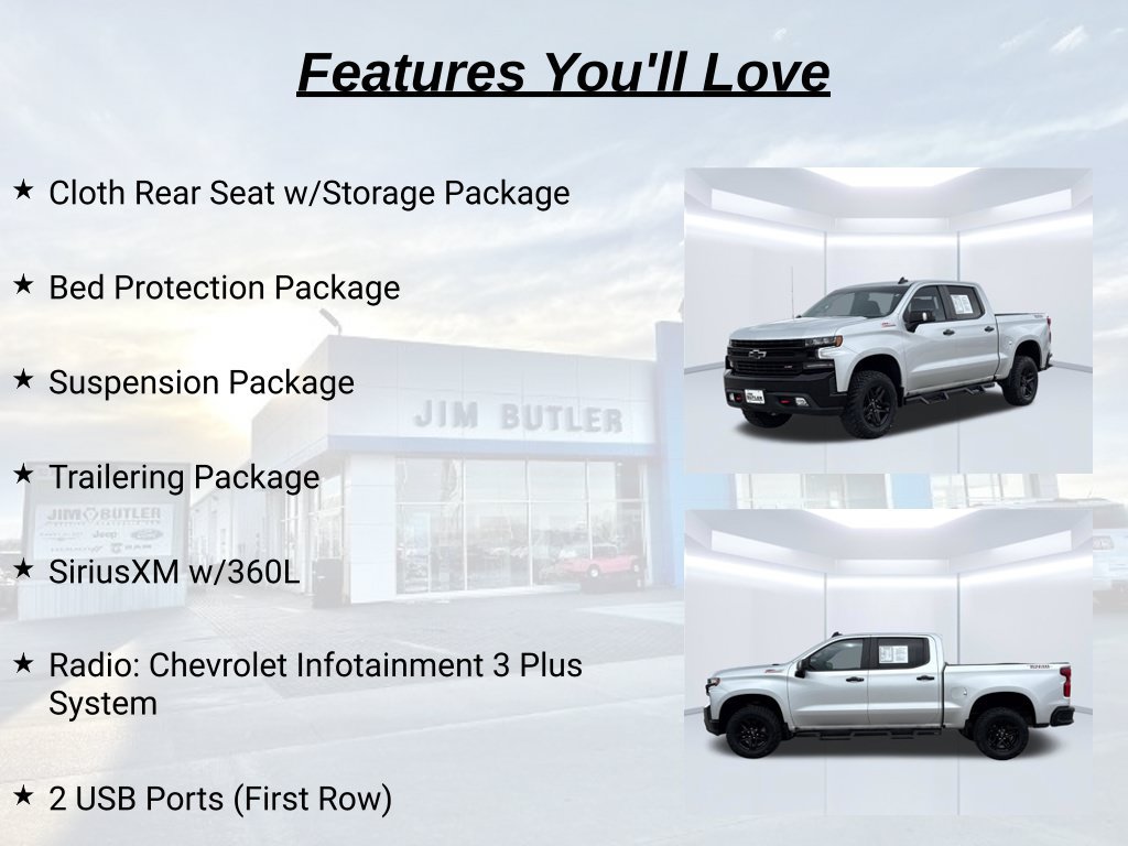 Used 2021 Chevrolet Silverado 1500 LT Trail Boss w/ Convenience Package II AWD/4WD image 27