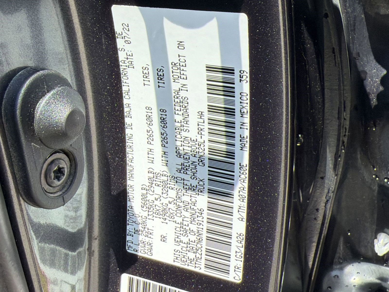 Used 2022 Toyota Tacoma Limited RWD image 22