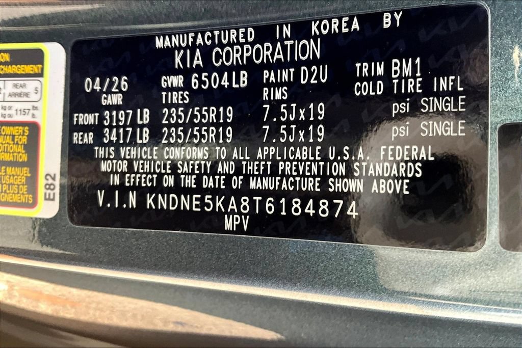 New 2026 Kia Carnival SX Prestige FWD image 8