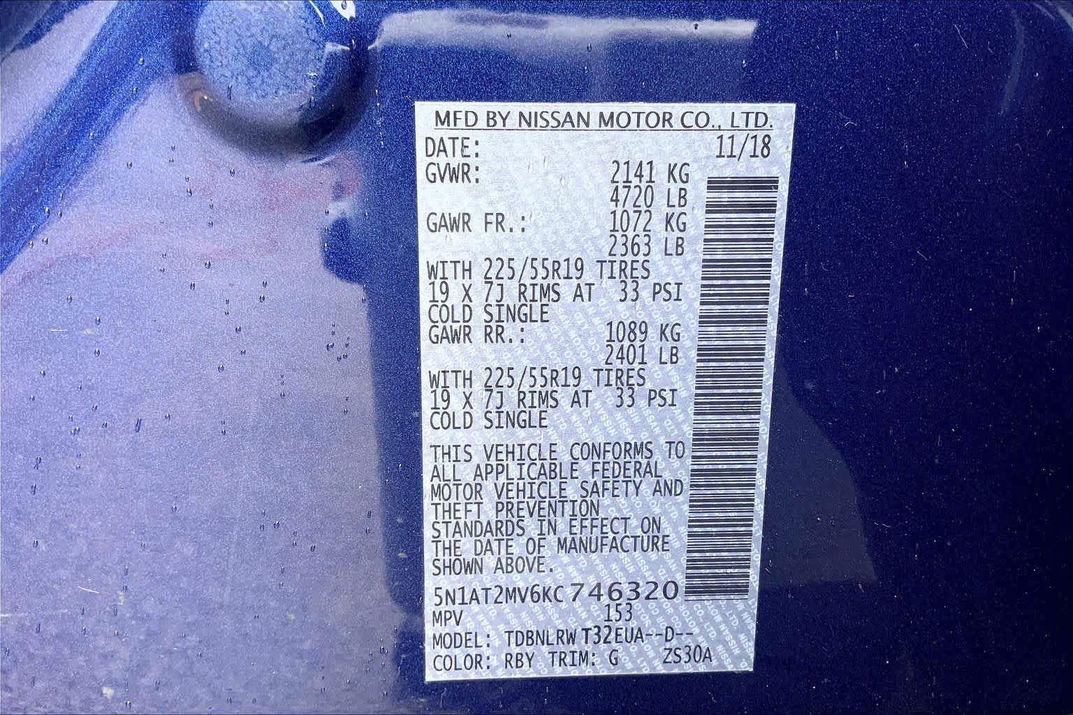 Used 2019 Nissan Rogue SL AWD/4WD image 34