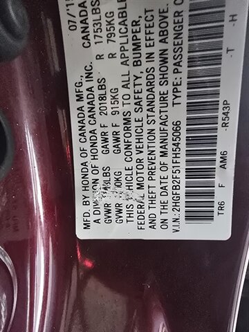 Used 2015 Honda Civic LX image 26