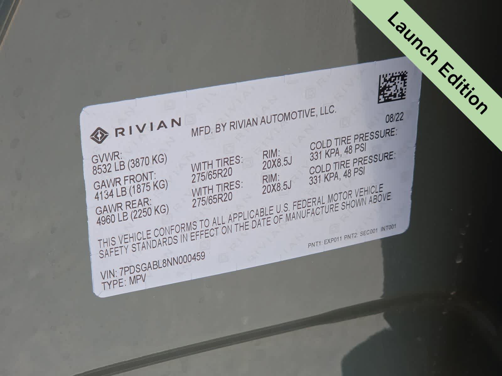 Used 2022 Rivian R1S Launch Edition AWD/4WD image 25