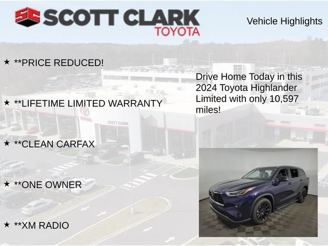 Used 2024 Toyota Highlander Limited FWD image 12