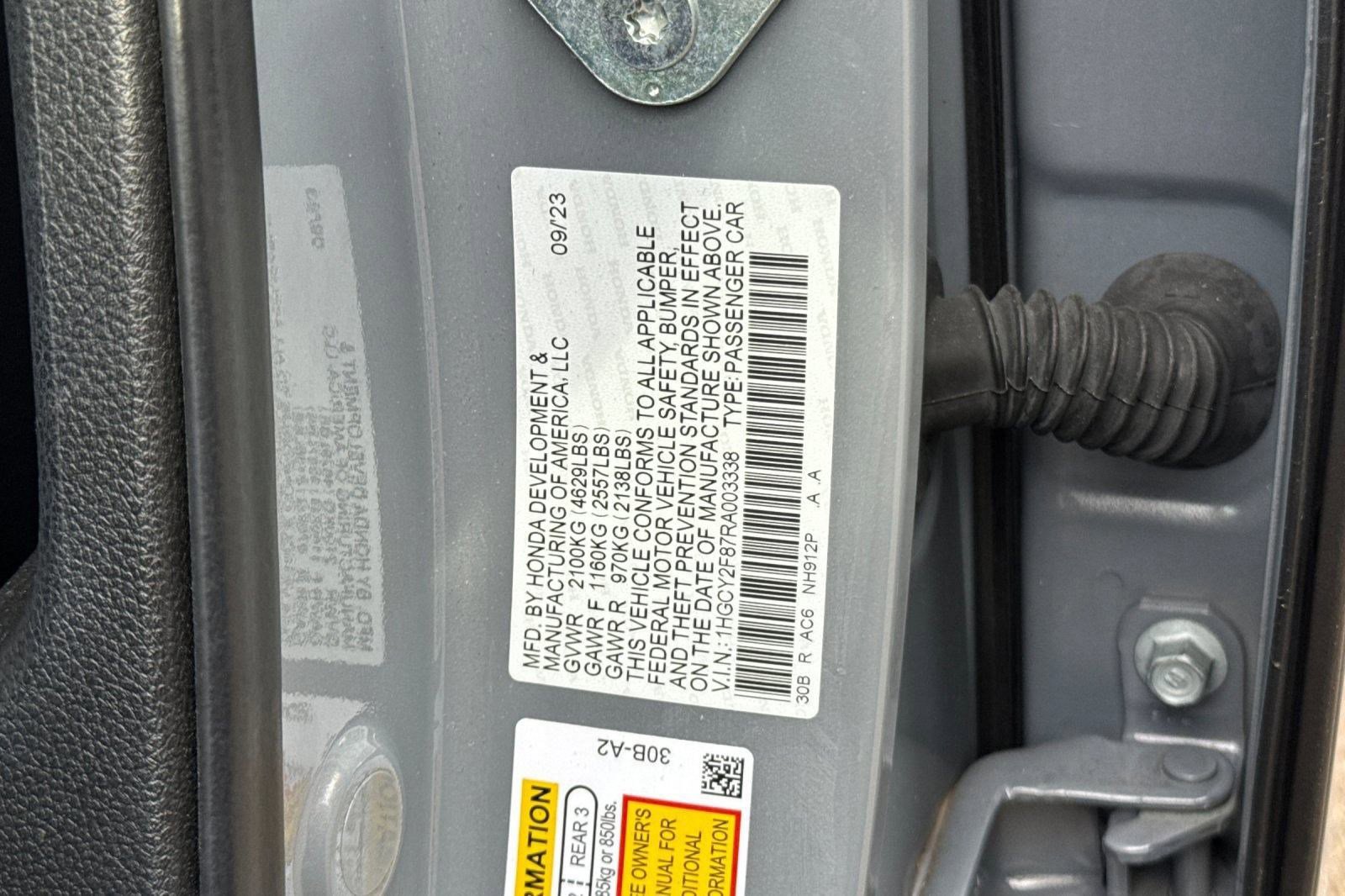 Certified 2024 Honda Accord Touring image 35