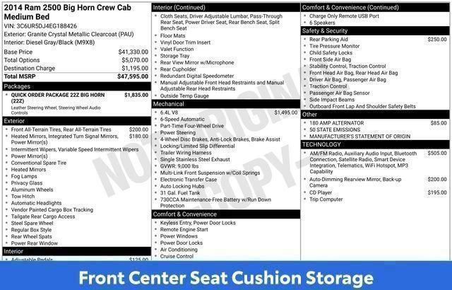 Used 2014 RAM 2500 Big Horn AWD/4WD image 57