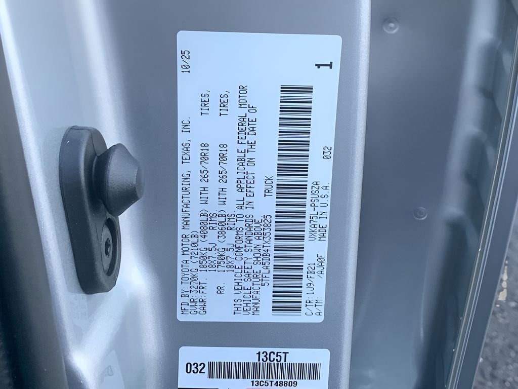 New 2026 Toyota Tundra SR5 image 33