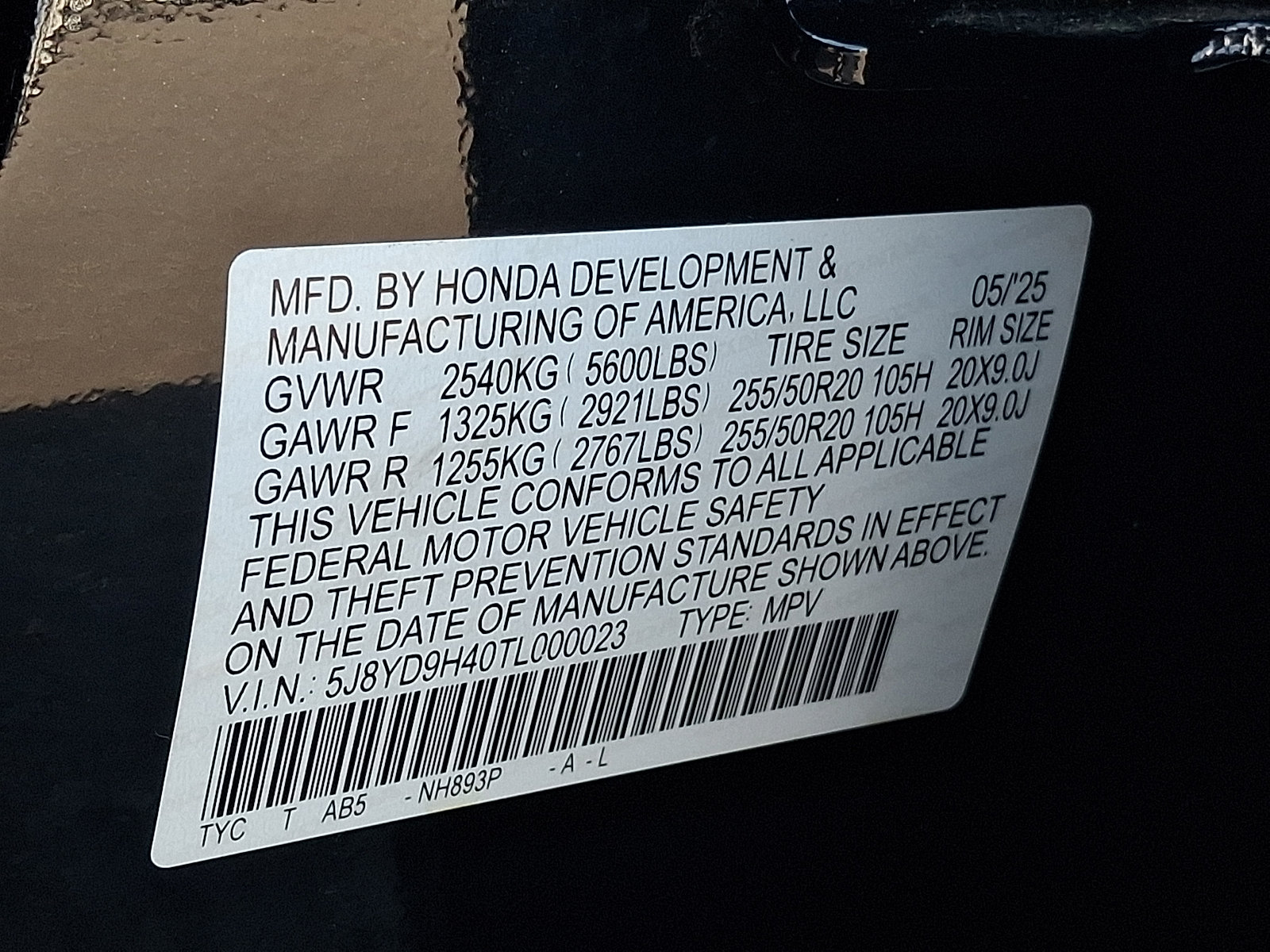 Certified 2026 Acura MDX w/ Technology Package FWD image 26