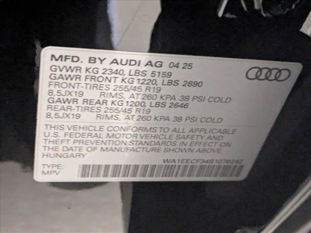 New 2025 Audi Q3 2.0T Premium Plus image 19