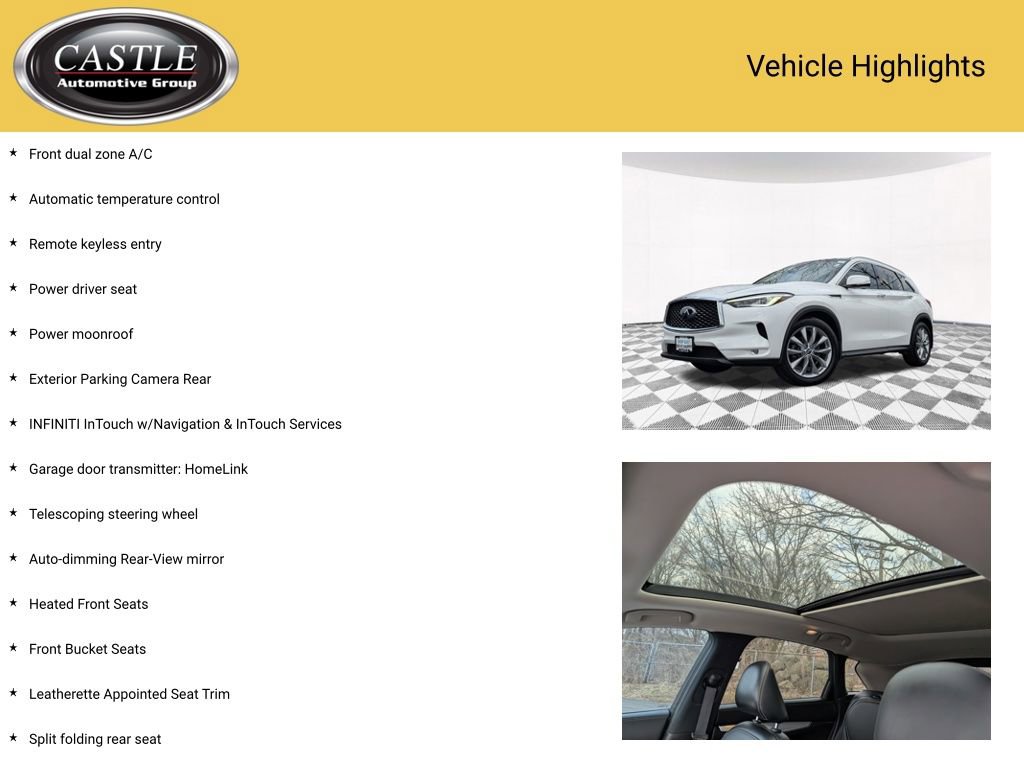 Used 2019 INFINITI QX50 Luxe w/ Navigation Package image 4