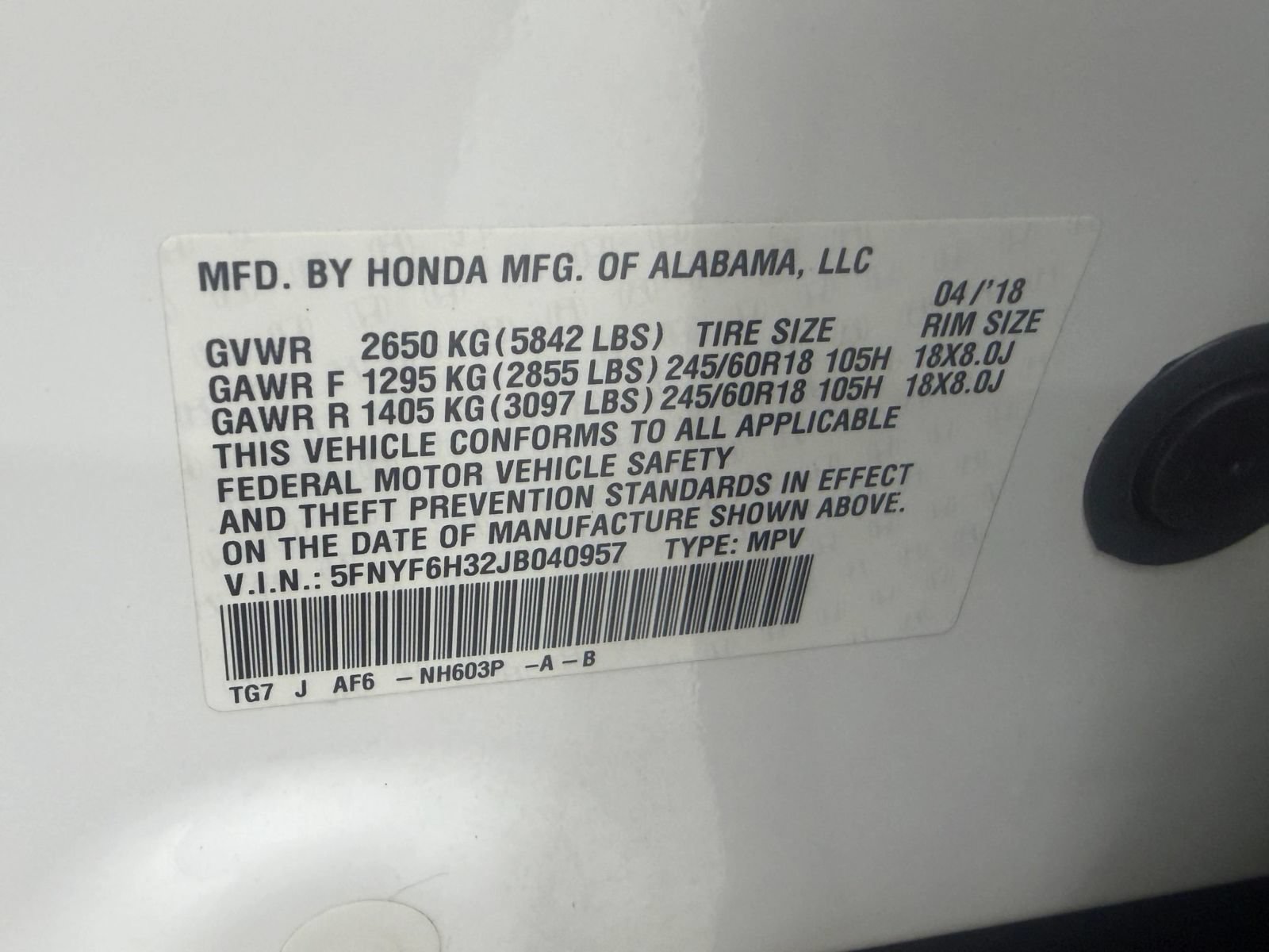 Used 2018 Honda Pilot EX image 36