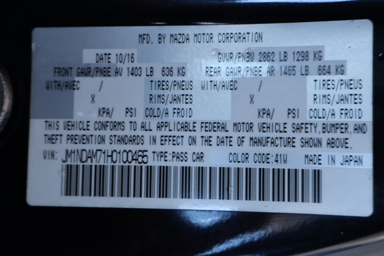 Used 2017 MAZDA MX-5 Miata RF Grand Touring image 46