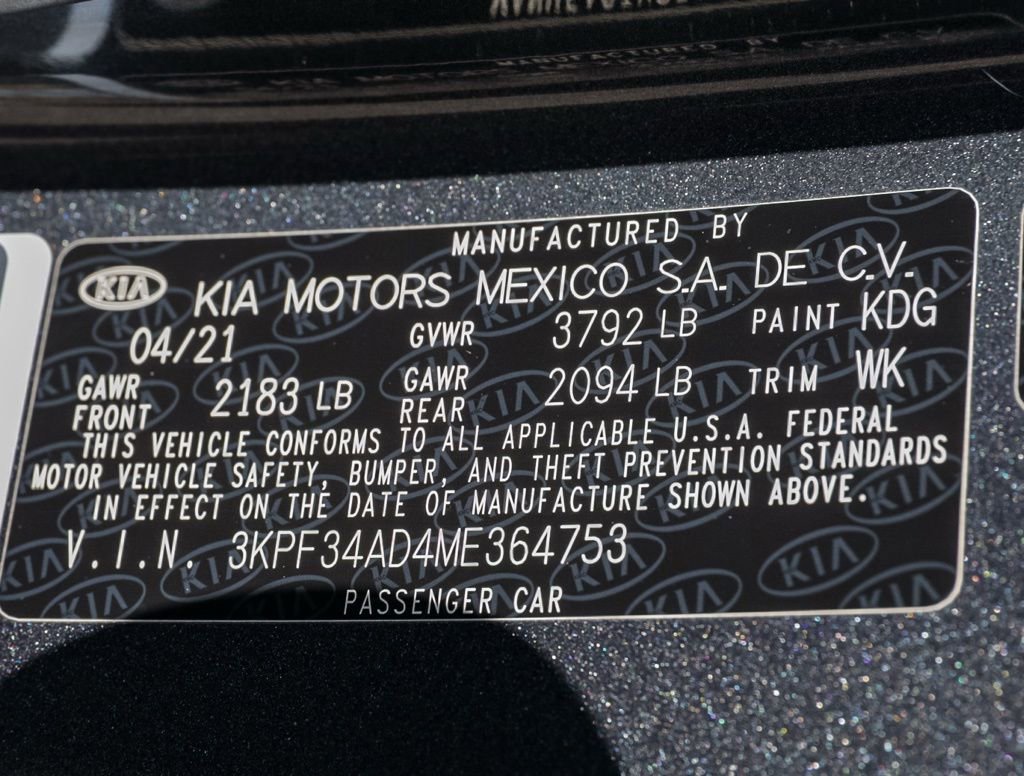 Used 2021 Kia Forte GT-Line FWD image 32