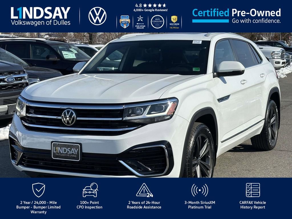 Certified 2021 Volkswagen Atlas Cross Sport SE w/ Panoramic Sunroof Package image 4