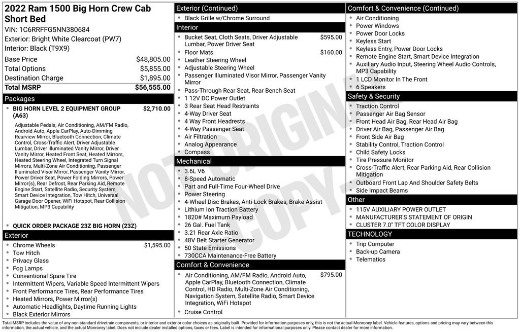 Used 2022 RAM 1500 Big Horn image 28