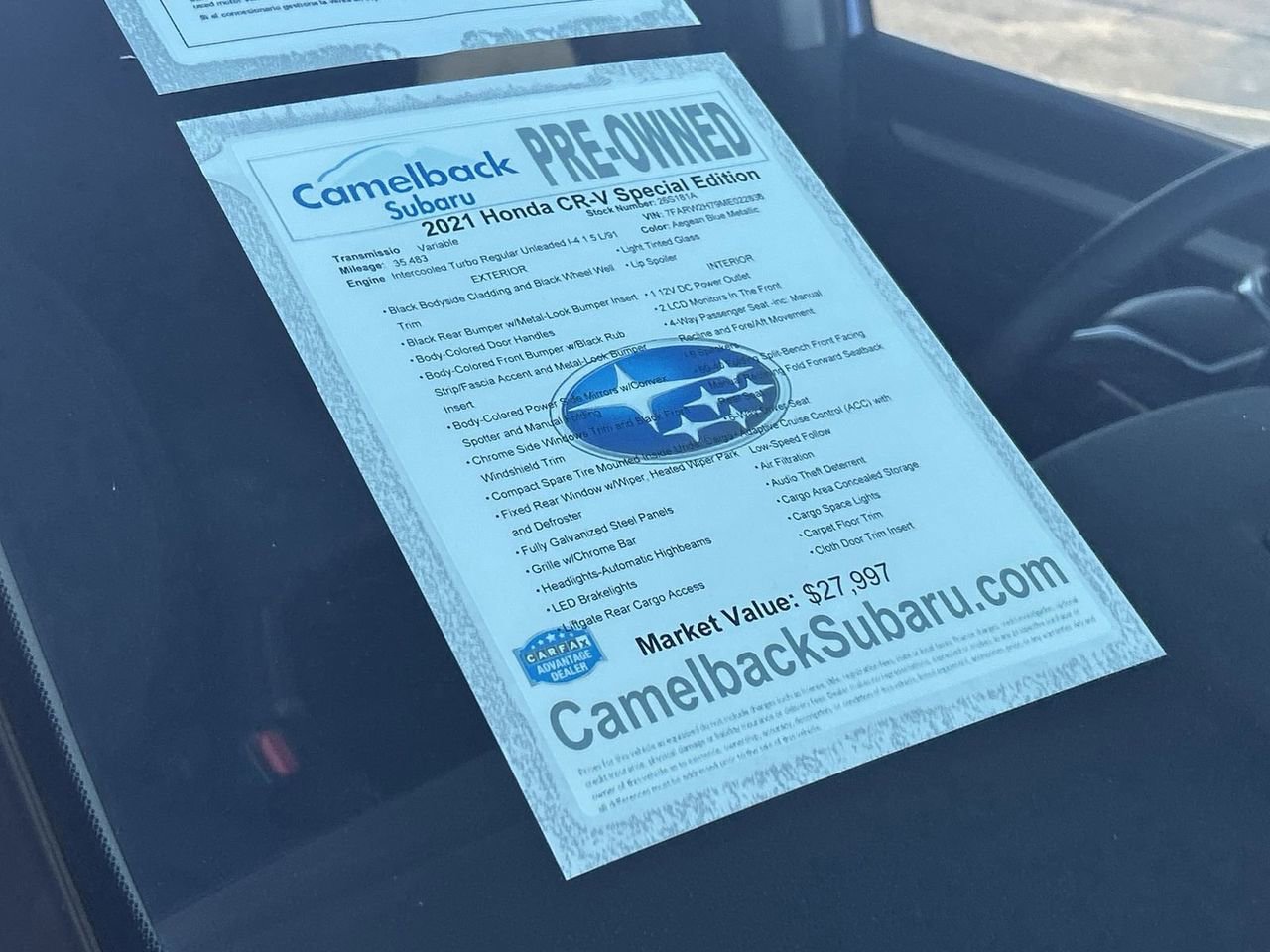 Used 2021 Honda CR-V Special Edition image 6