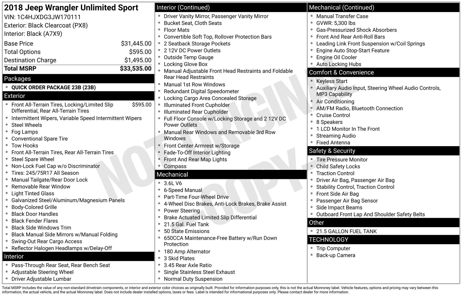 Used 2018 Jeep Wrangler Unlimited Sport image 4