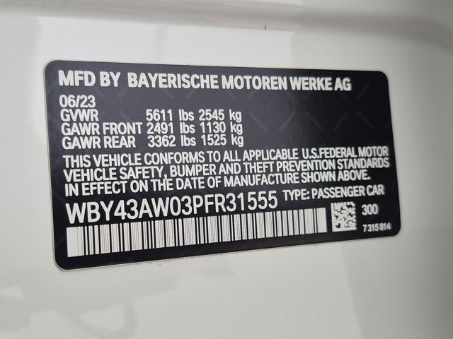 Used 2023 BMW i4 eDrive35 w/ Parking Assistance Package RWD image 27