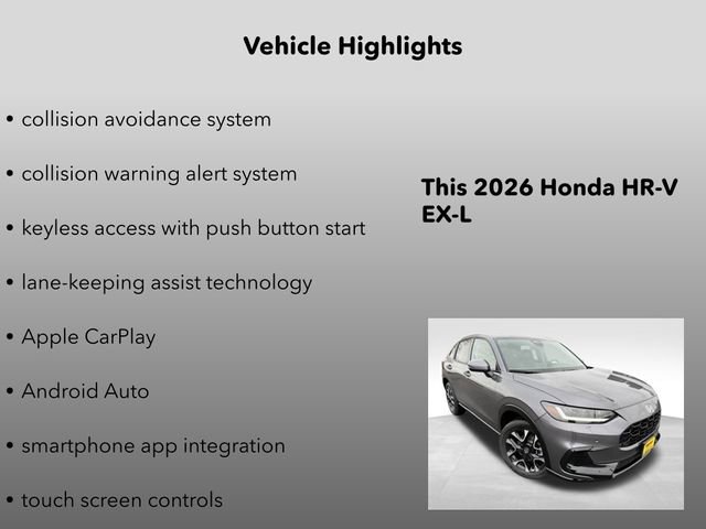 New 2026 Honda HR-V EX-L image 10