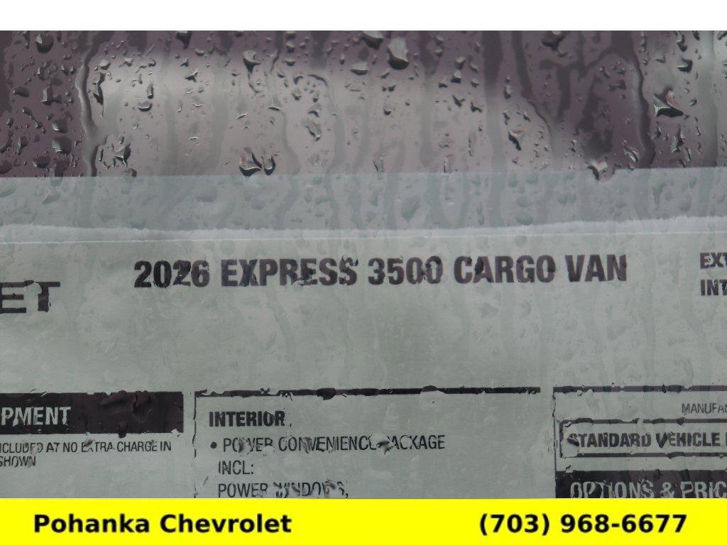 New 2026 Chevrolet Express 3500 RWD image 28