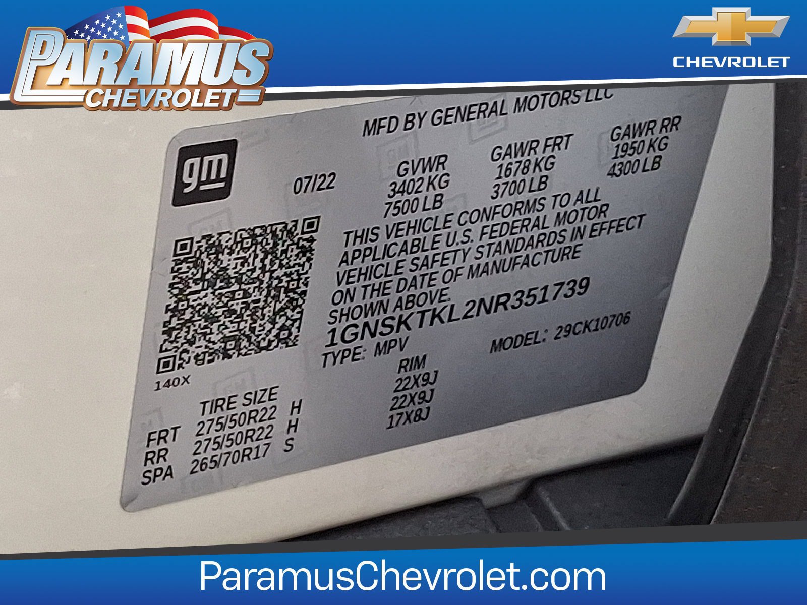 Used 2022 Chevrolet Tahoe High Country AWD/4WD image 27